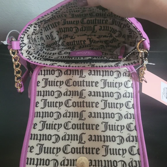 Juicy Couture Purple Mini Bag with Heart Charm - Picture 8 of 9